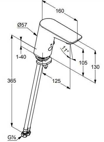 Grup Lavamani Balance E KLUDI KLB-5210005