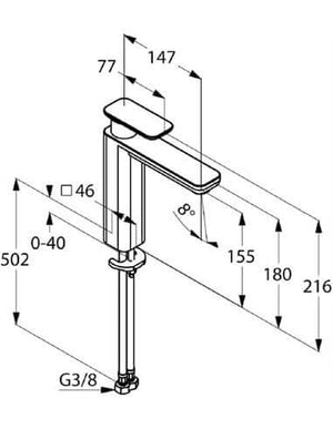 Grup Lavamani E2 KLUDI KLE2-492960575