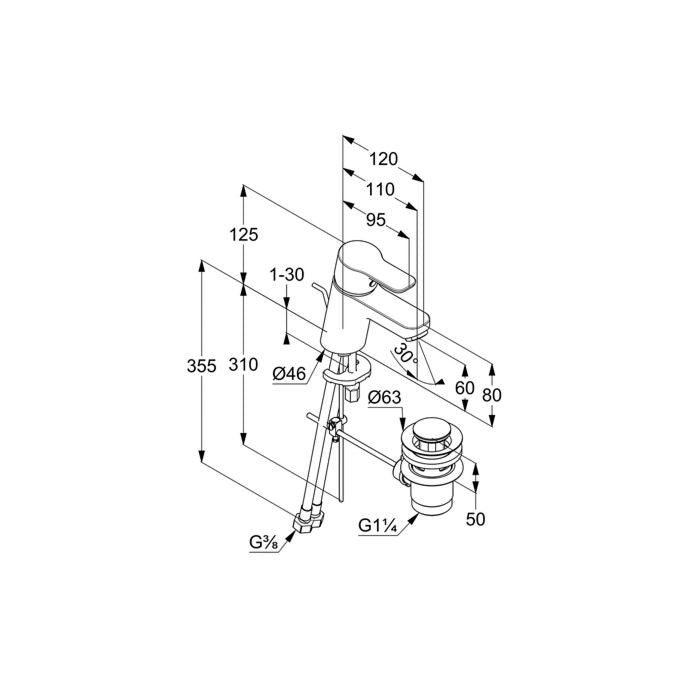 Grup Lavamani Pure&Easy KLUDI KLPE-372850565