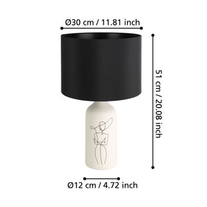 Ndriçues Statik Komodine Eglo 43824 VINOZA