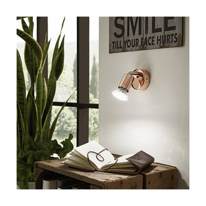 Ndriçues Mural Eglo 94772 BUZZ-COPPER