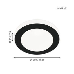 Ndriçues tavanor Eglo 33682 LED CARPI