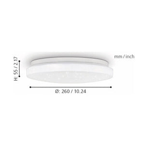 Ndriçues tavanor Eglo 75504 Pogliola-S