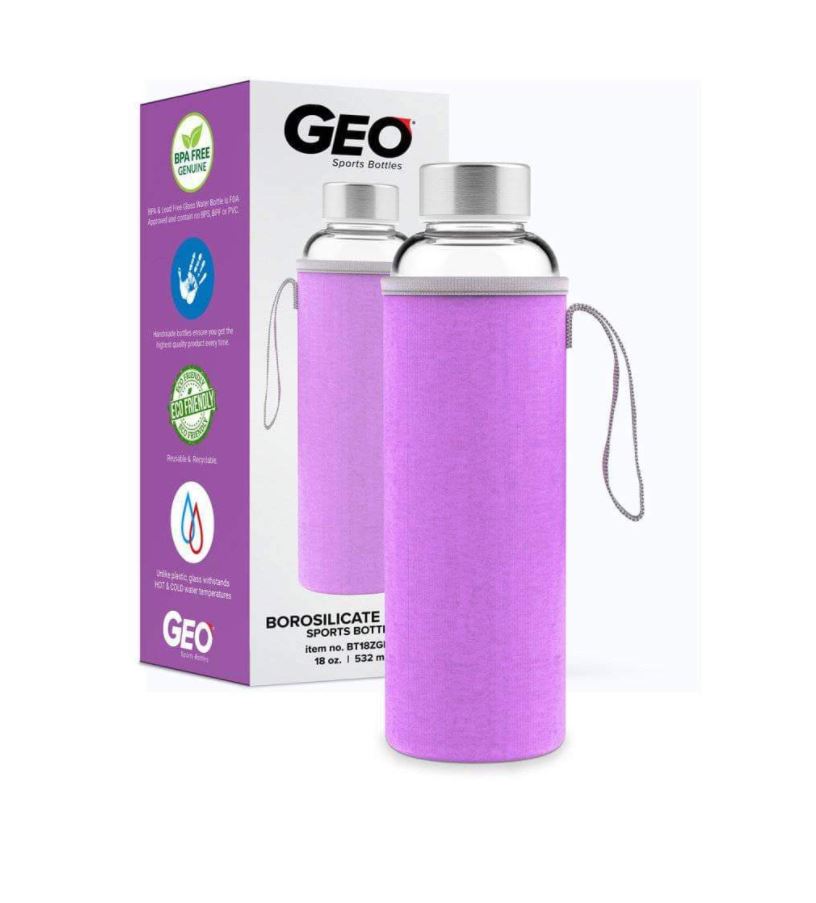 Geo Glass Bottle Sports